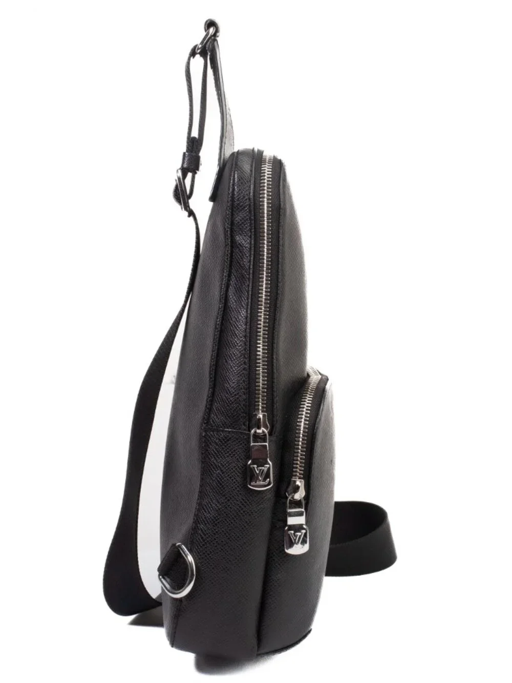 Authentic Louis Vuitton Taiga Avenue Sling Bag Glacier